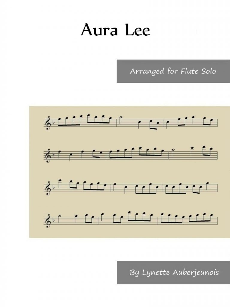 cover for Aura Lee flute solo