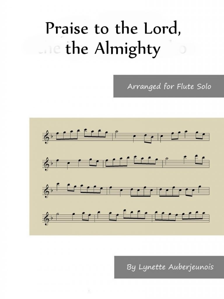 Praise to the Lord, the Almighty - Flute Solo 