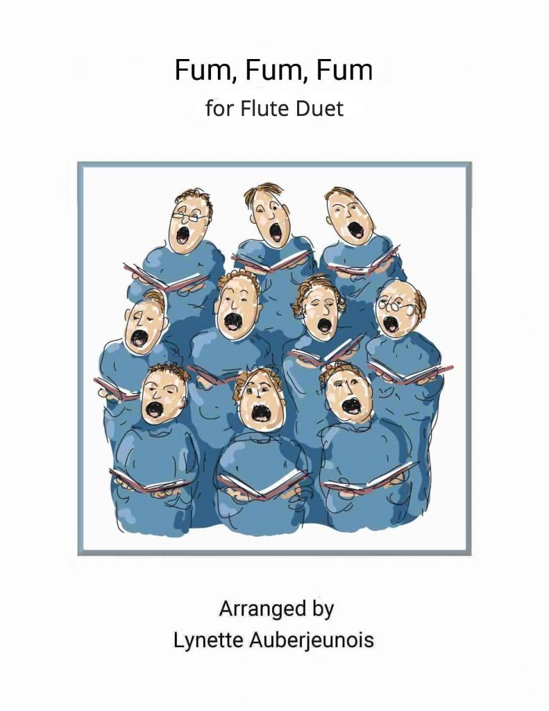 Sheet music cover for Fum, Fum, Fum flute duet