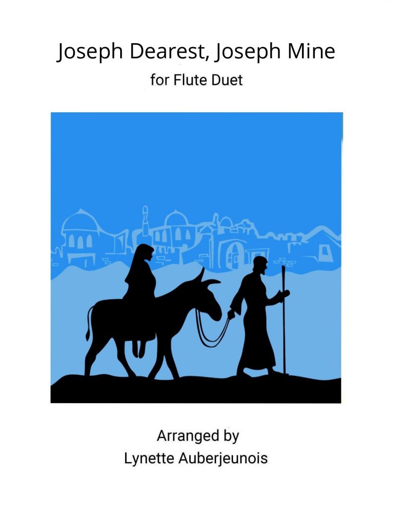 Sheet music cover for Joseph Dearest, Joseph Mine flute duet