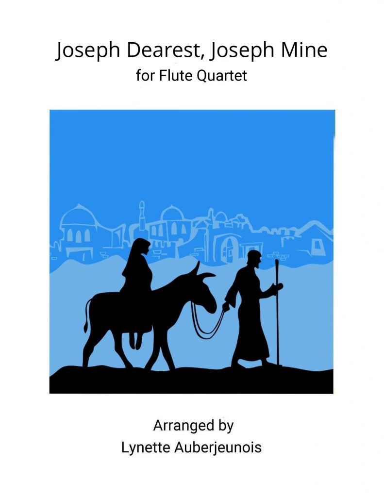 Sheet music cover for Joseph Dearest, Joseph Mine flute quartet