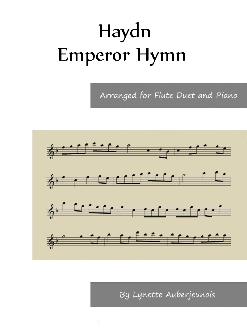 Haydn Emperor Hymn Flute Duet Flute Files Publishing