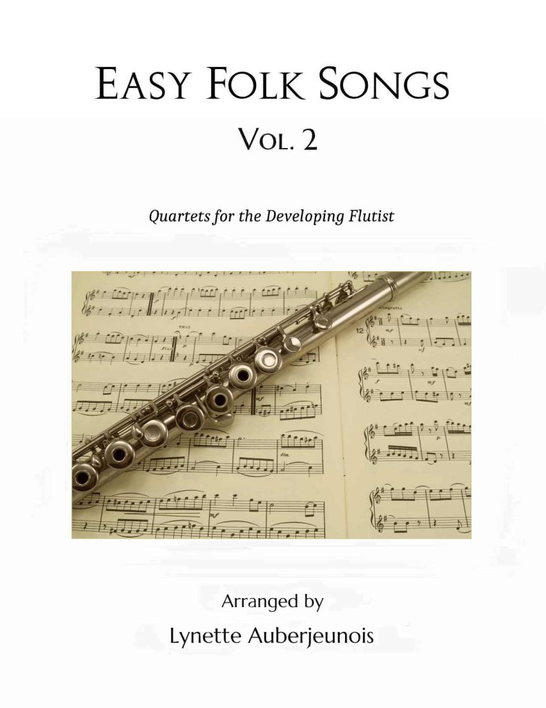 Cover of Easy Folk Songs for Flute Quartet - Vol. 2
