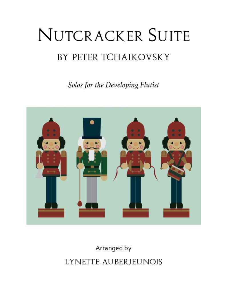 Cover for Nutcracker Suite Selections for Flute Solo by Tchaikovsky
