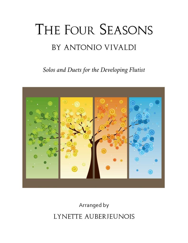 Cover for The Four Seasons for flute solos and duets by Vivaldi